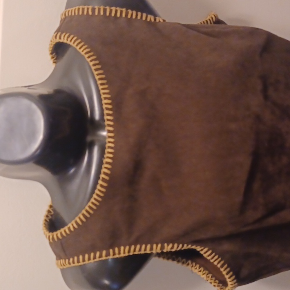 City Triangles Brown Dress, Size 11, stretchable material